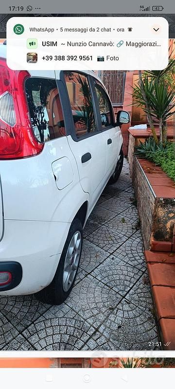 Usata Fiat Panda 2013 Bianco Utilitaria
