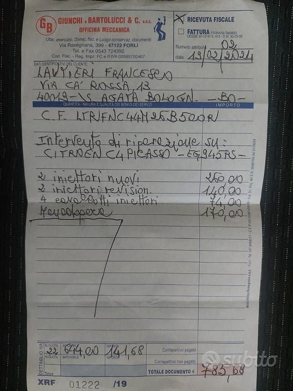 Usata Citroën C4 2011 Bianco Monovolume