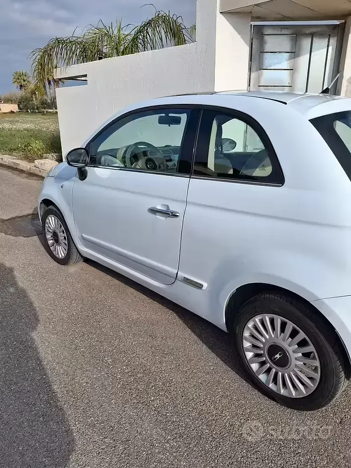Usata Fiat 500 75 CV (55 kW) 2008 Bianco Berlina