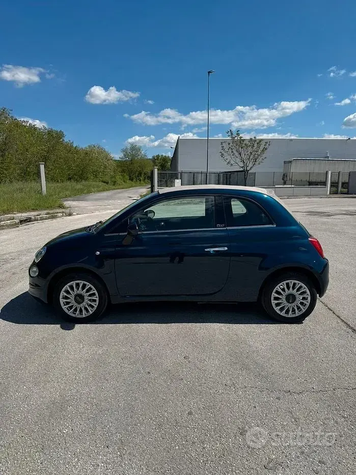 Usata Fiat 500C Pop Star 85 CV (62 kW) 2017 Blu Cabrio