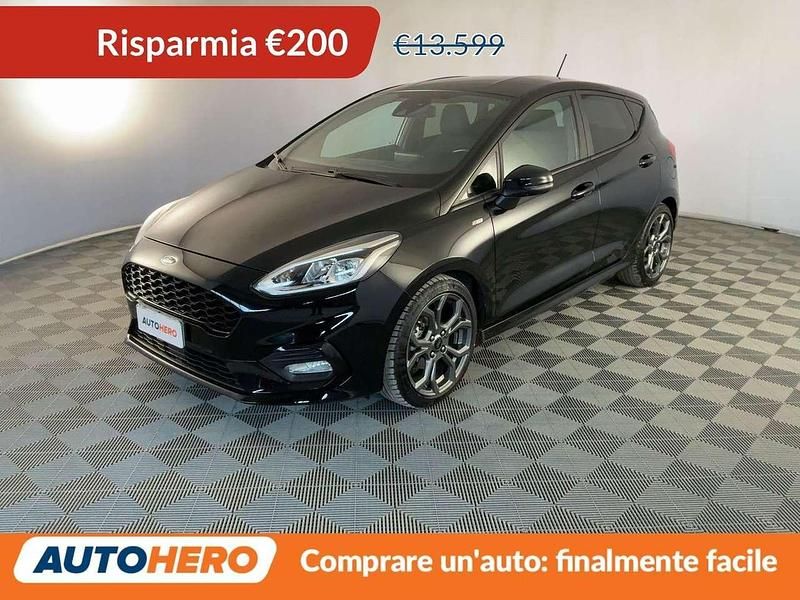 Nero Usata 2018 Ford Fiesta ST-Line Utilitaria | 13.399 € (Buon prezzo) - Immagine 1/3