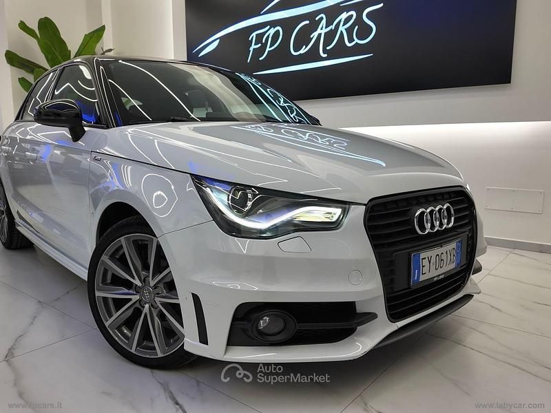 Usata Audi A1 S-Line 90 CV (66 kW) 2015 Bianco Utilitaria