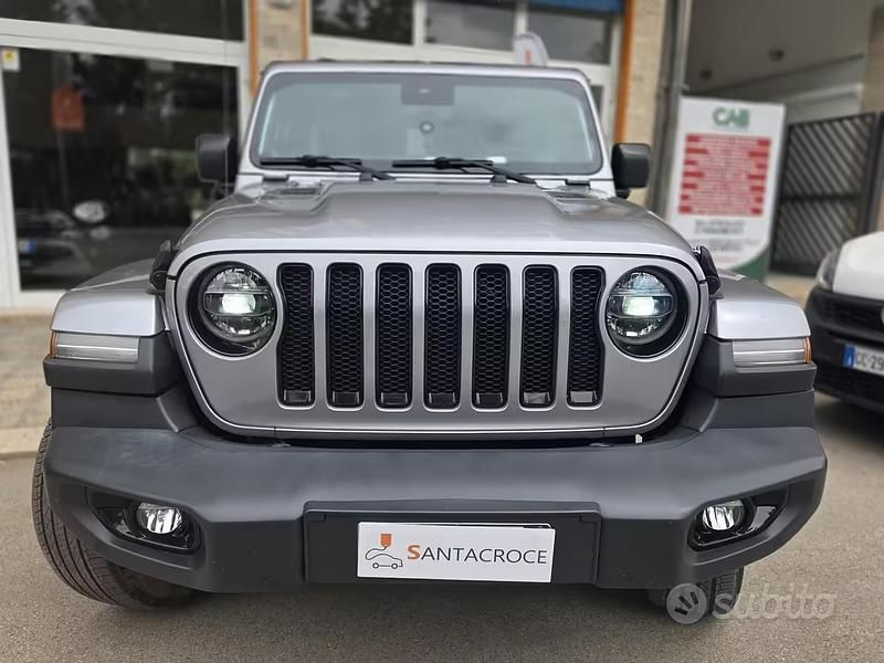 Usata Jeep Wrangler Unlimited Sahara 199 CV (146 kW) 2019 Grigio SUV