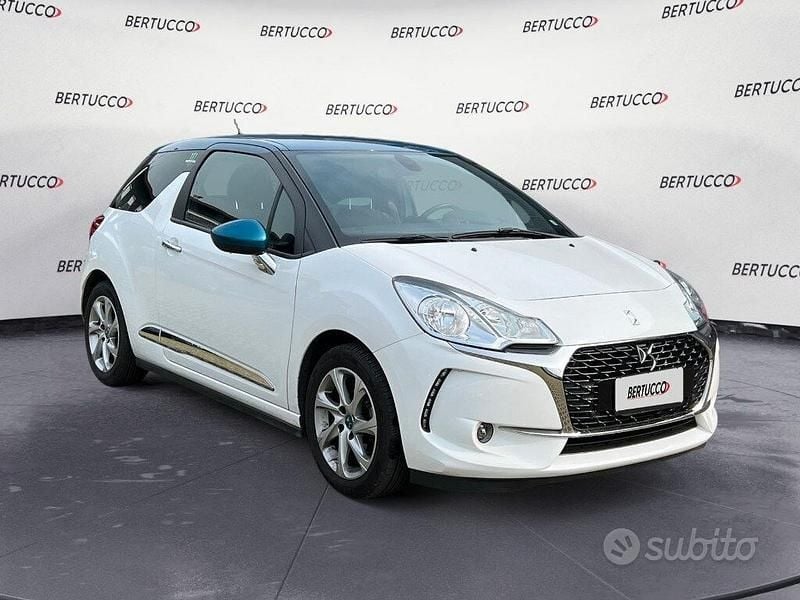 Usata DS Automobiles DS3 So Chic 82 CV (60 kW) 2016 Bianco Utilitaria