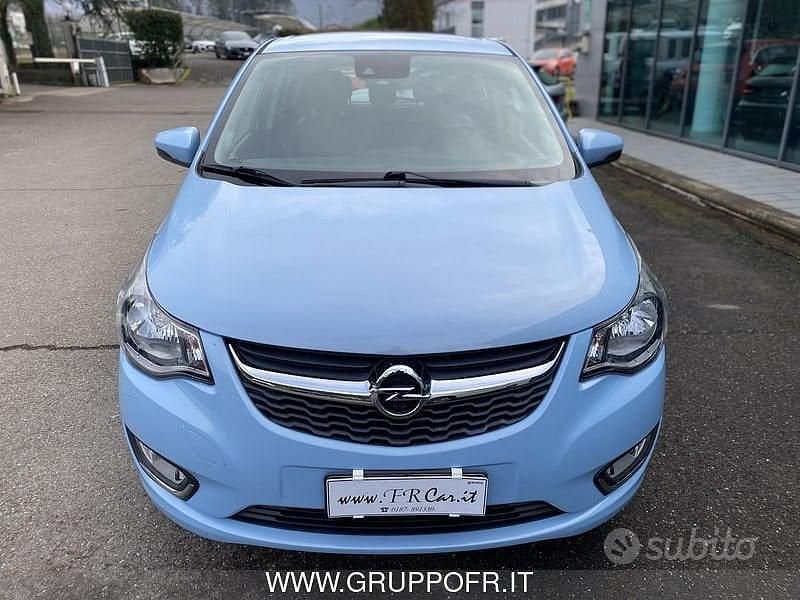 Usata Opel Karl Cosmo 75 CV (55 kW) 2016 Blu Utilitaria