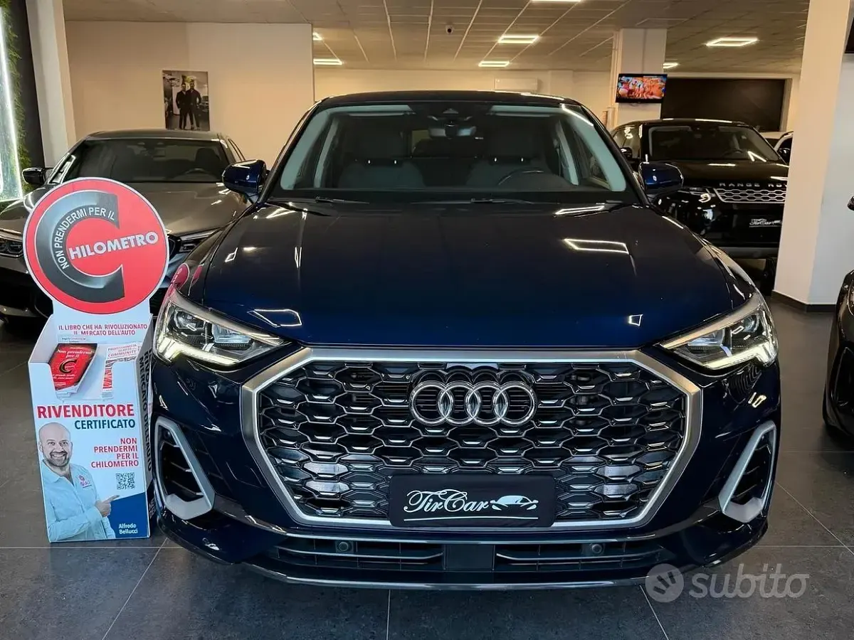 Usata Audi Q3 Sportback S-Line 150 CV (110 kW) 2022 Blu/azzurro SUV