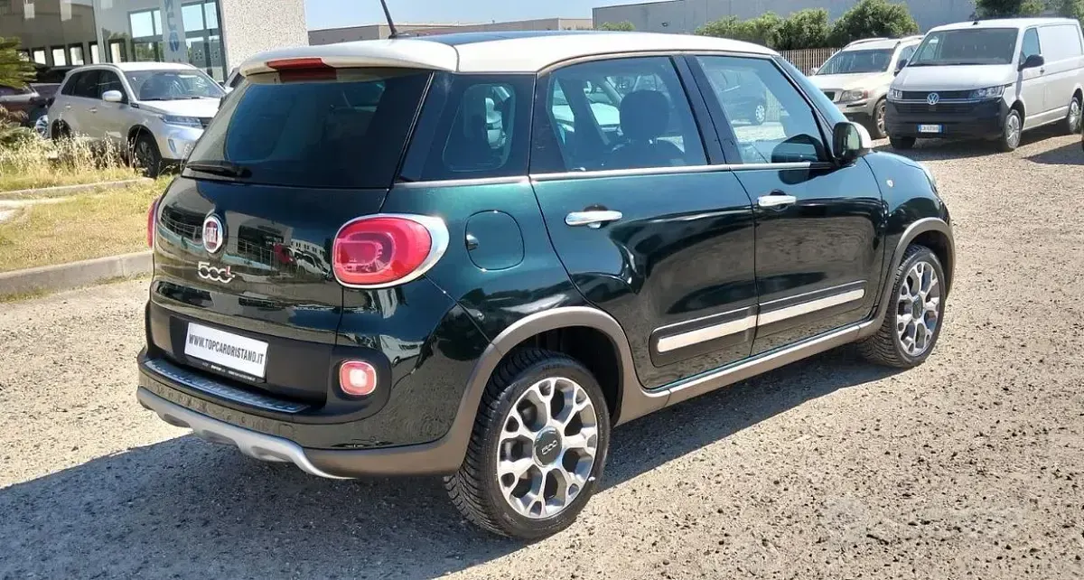 Usata Fiat 500L Trekking 95 CV (69 kW) 2016 Verde Monovolume