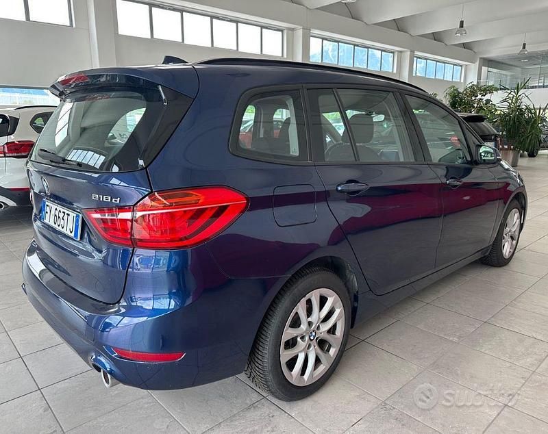 Usata BMW 218 Gran Tourer Comfort Edition 150 CV (110 kW) 2019 Blu/azzurro Monovolume