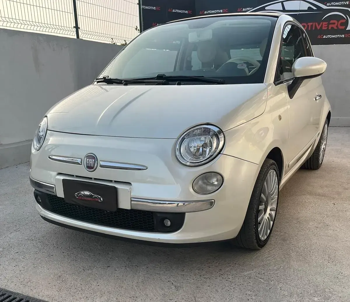 Usata Fiat 500C Lounge 69 CV (50 kW) 2012 Beige Cabrio