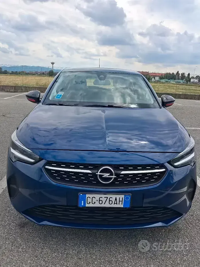 Usata Opel Corsa Elegance 75 CV (55 kW) 2021 Blu Utilitaria