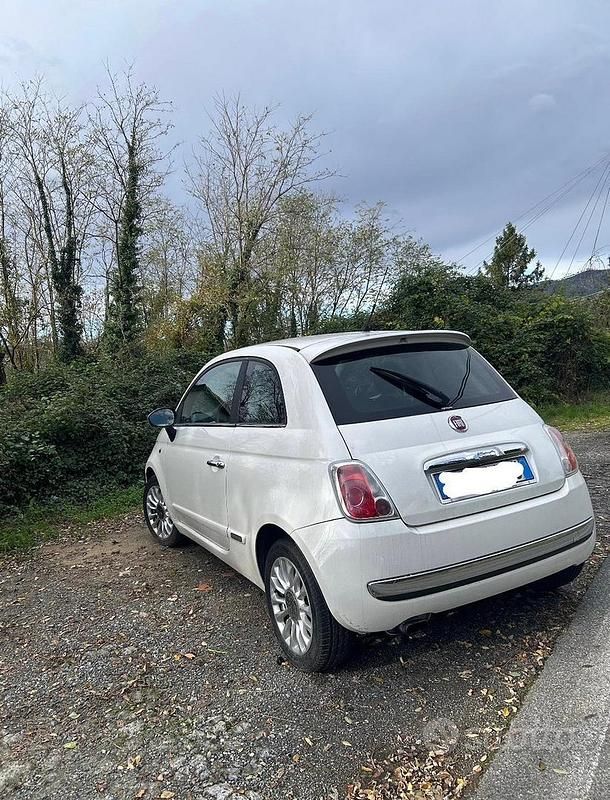 Usata Fiat 500 Sport 75 CV (55 kW) 2009 Bianco Cabrio