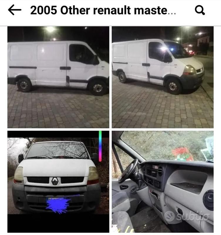 Usata Renault Master 80 CV (58 kW) 2005 Bianco Furgone
