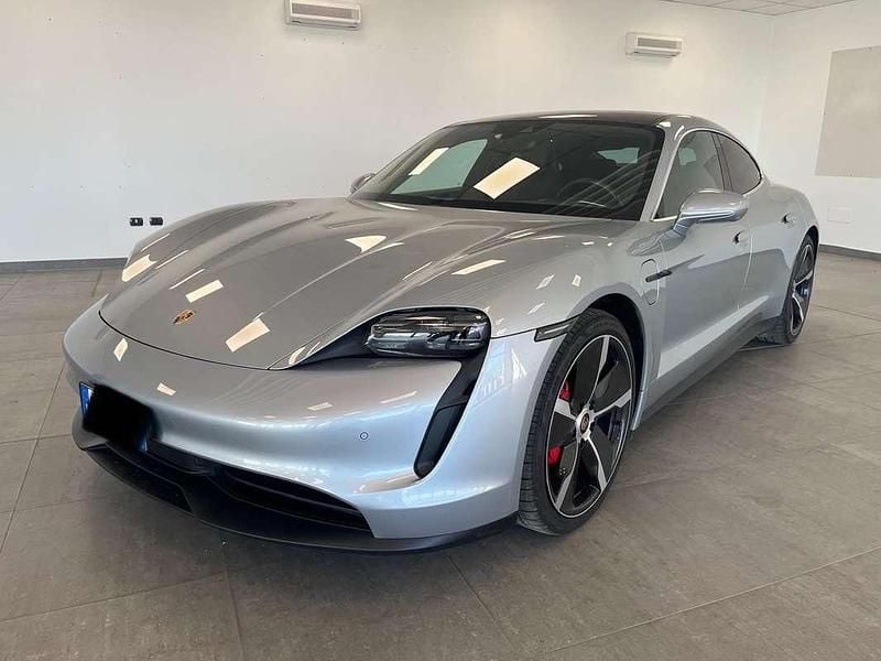 Argento Usata 2020 Porsche Taycan 4S Performance Package Tre volumi | 49.000 € (Buon prezzo) - Immagine 1/4