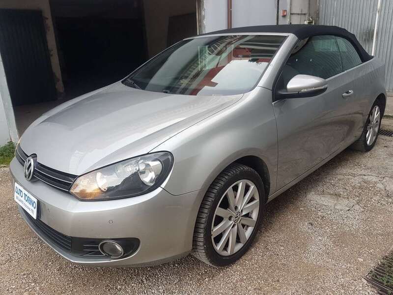 Usata VW Golf Cabriolet 105 CV (77 kW) 2012 Argento Cabrio