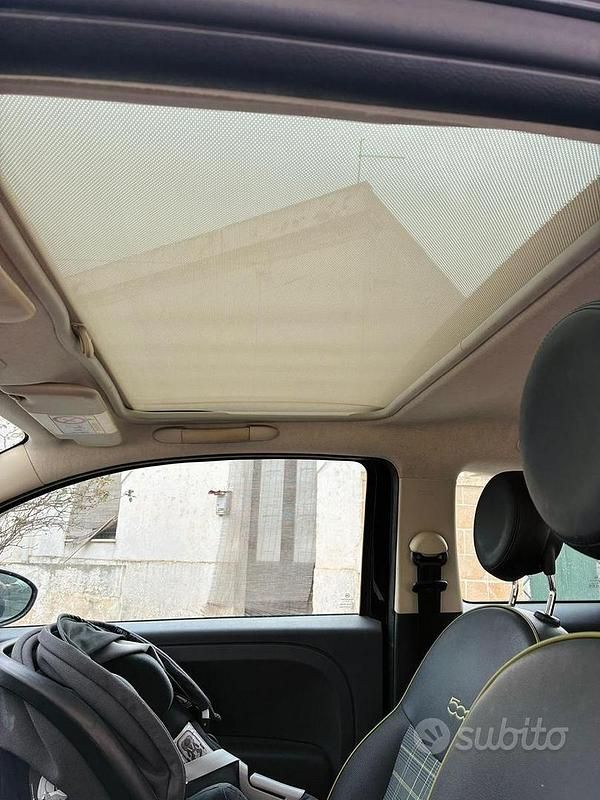 Usata Fiat 500 Lounge 69 CV (50 kW) 2016 Nero Utilitaria