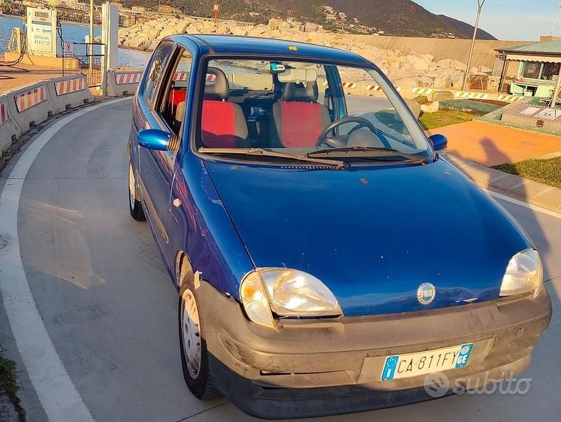 Usata Fiat Seicento Comfort 54 CV (39 kW) 2002 Blu Utilitaria