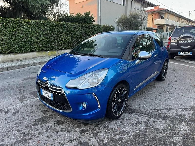 Usata Citroën DS3 82 CV (60 kW) 2013 Blu Coupé