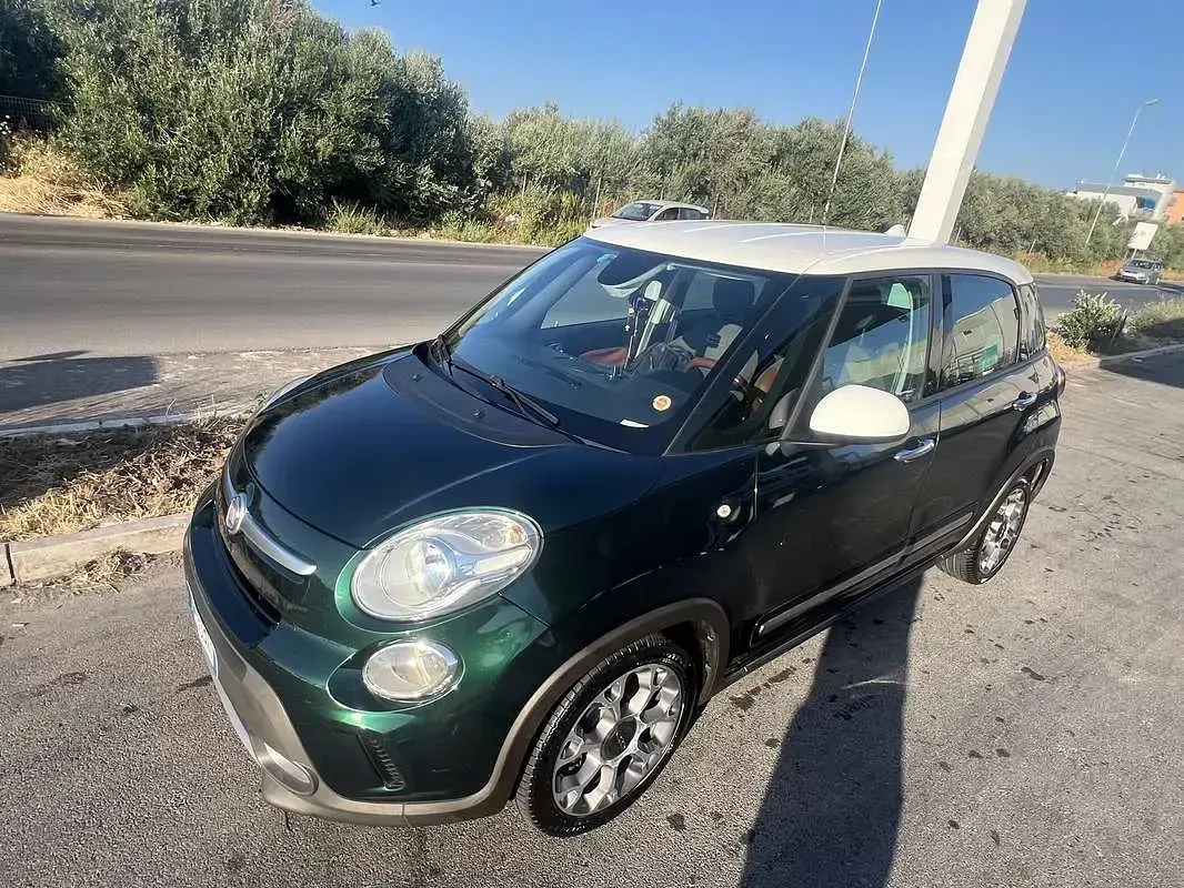 Usata Fiat 500L Trekking 120 CV (88 kW) 2015 Verde Monovolume