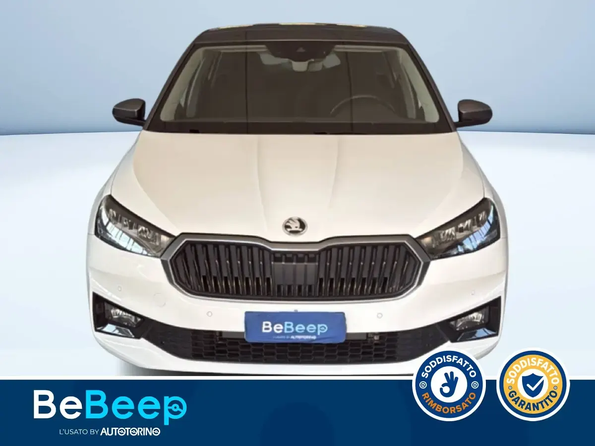 Usata Skoda Fabia Style 80 CV (58 kW) 2023 Bianco pastello Utilitaria