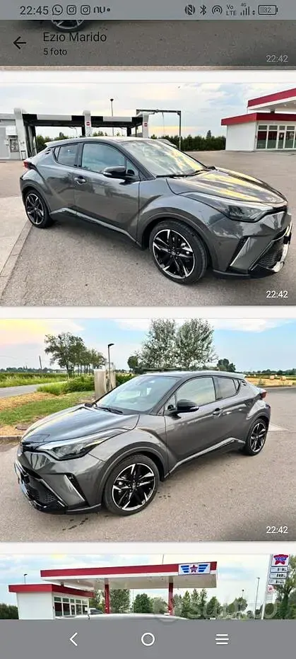 Usata Toyota C-HR Sport 152 CV (111 kW) 2022 Grigio SUV