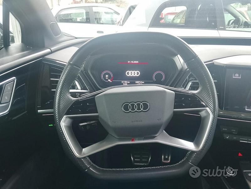 Usata Audi Q4 e-tron S-Line 219 kW (299 CV) 2023 Nero SUV