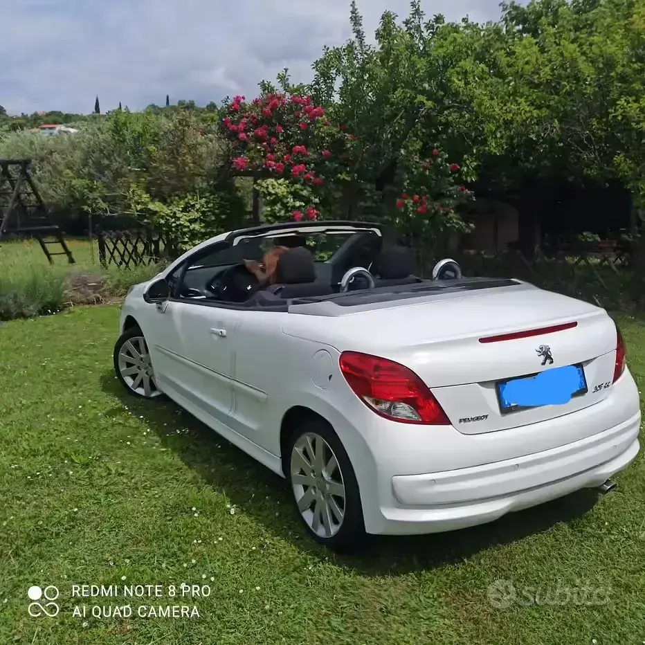 Usata Peugeot 207 CC 120 CV (88 kW) 2009 Bianco Cabrio