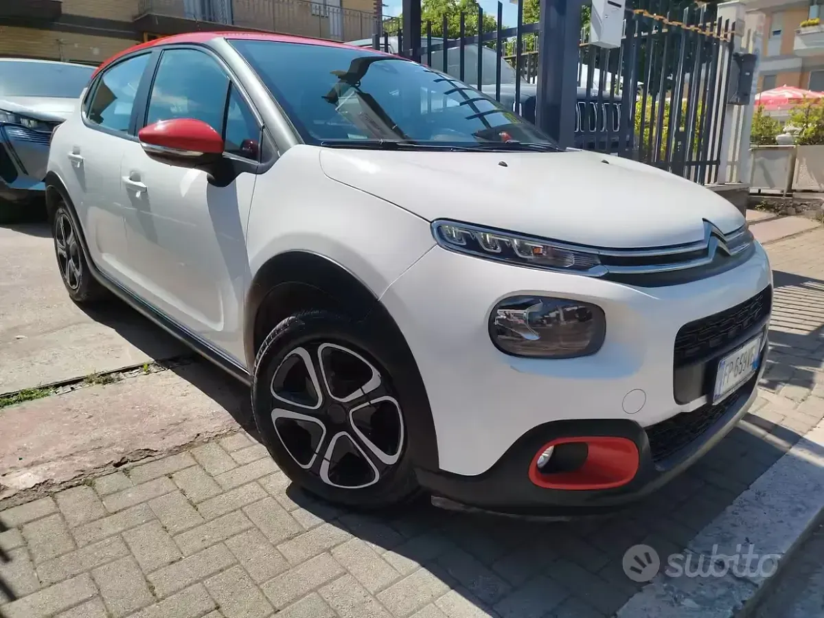 Usata Citroën C3 75 CV (55 kW) 2018 Bianco Utilitaria