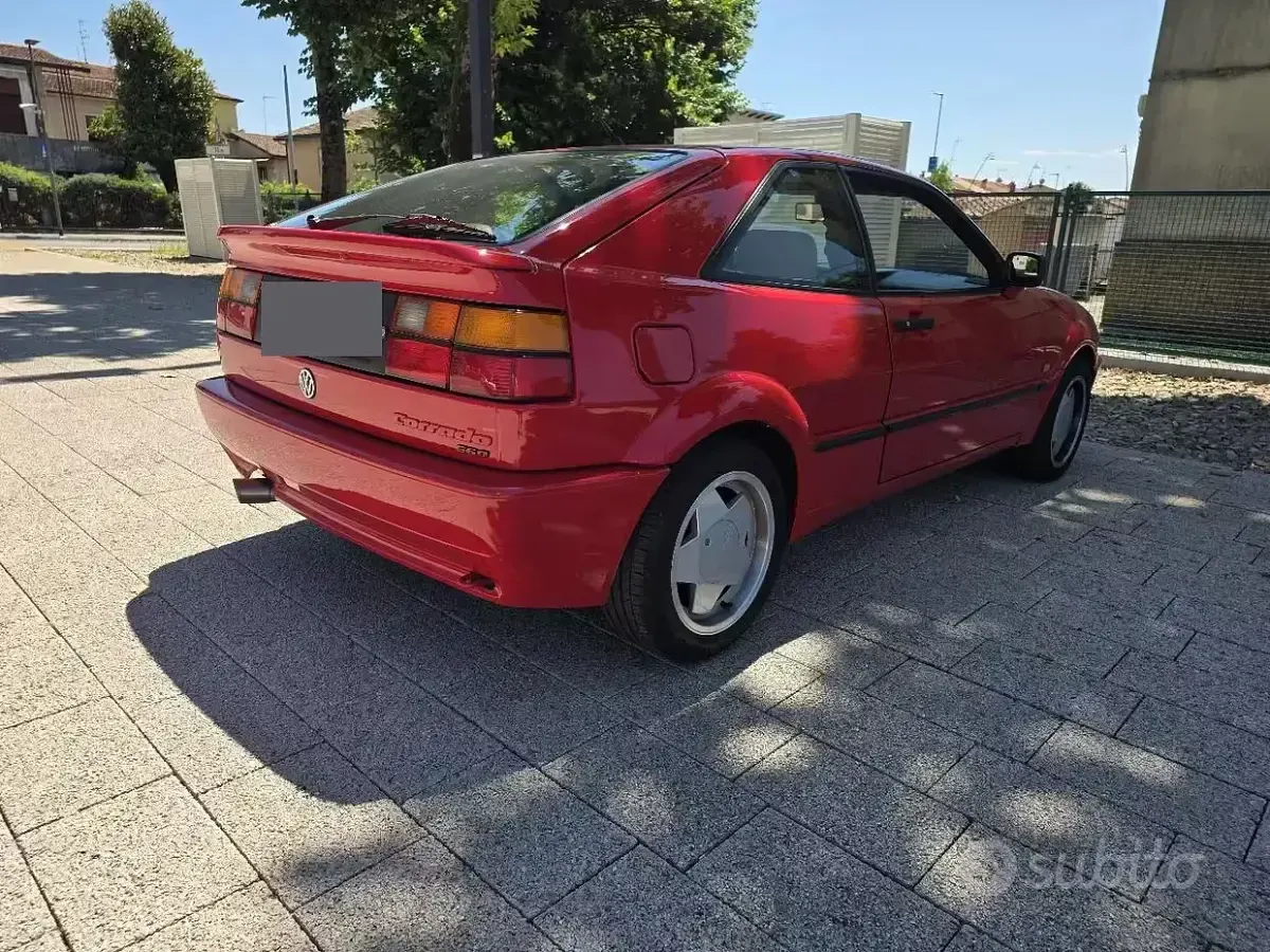 Usata VW Corrado 160 CV (117 kW) 1990 Rosso Coupé