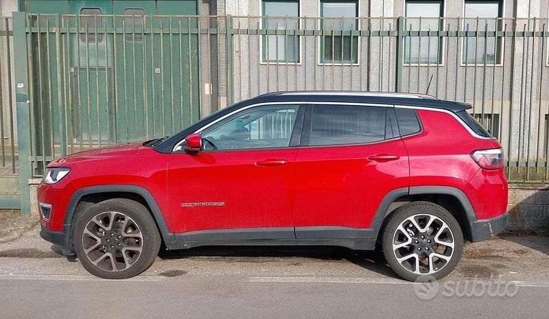 Usata Jeep Compass Limited 170 CV (125 kW) 2018 Rosso SUV