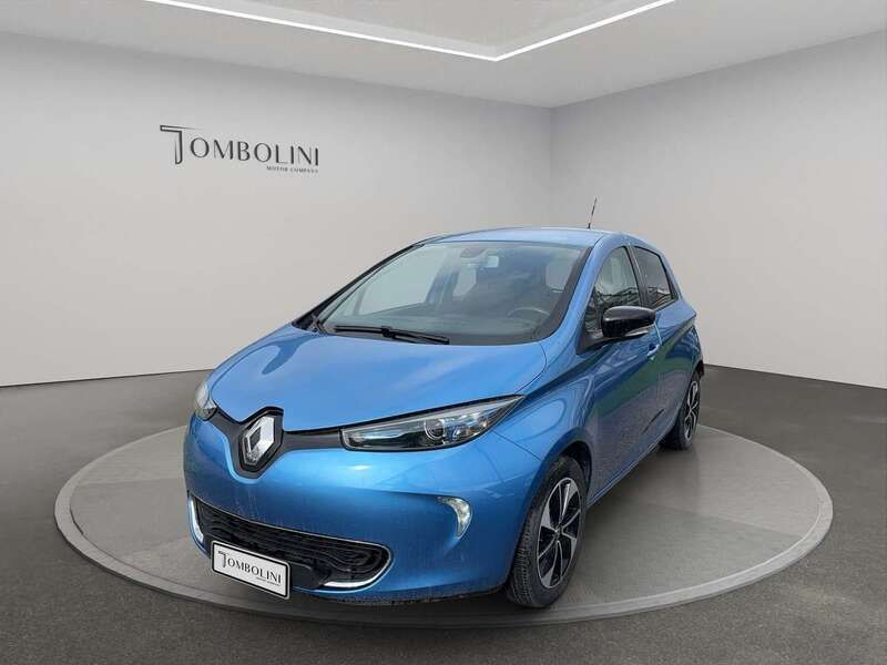 Usata Renault Zoe Intens 80 kW (109 CV) 2019 Azzurro metallizzato Utilitaria