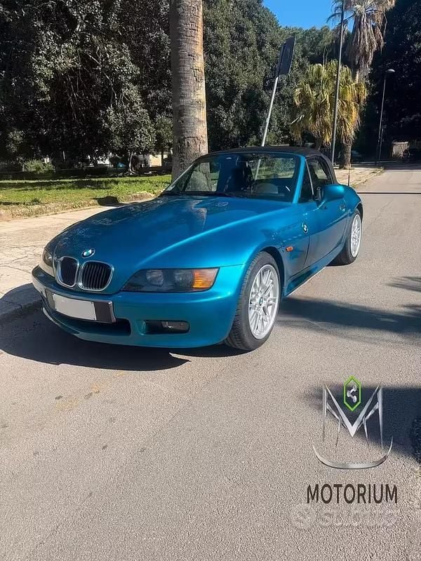 Usata BMW Z3 Efficient Dynamics 140 CV (102 kW) 1998 Blu Cabrio