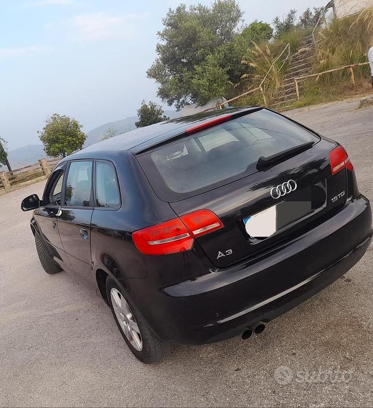 Usata Audi A3 Ambiente 105 CV (77 kW) 2009 Nero Berlina