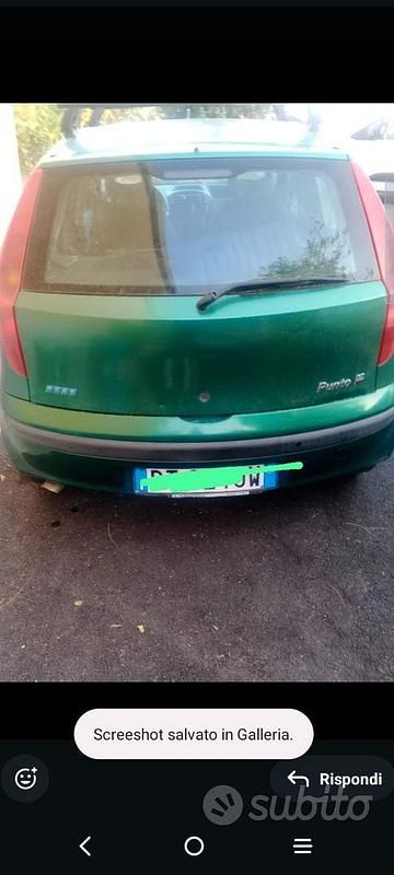 Usata Fiat Punto 2002 Verde Berlina