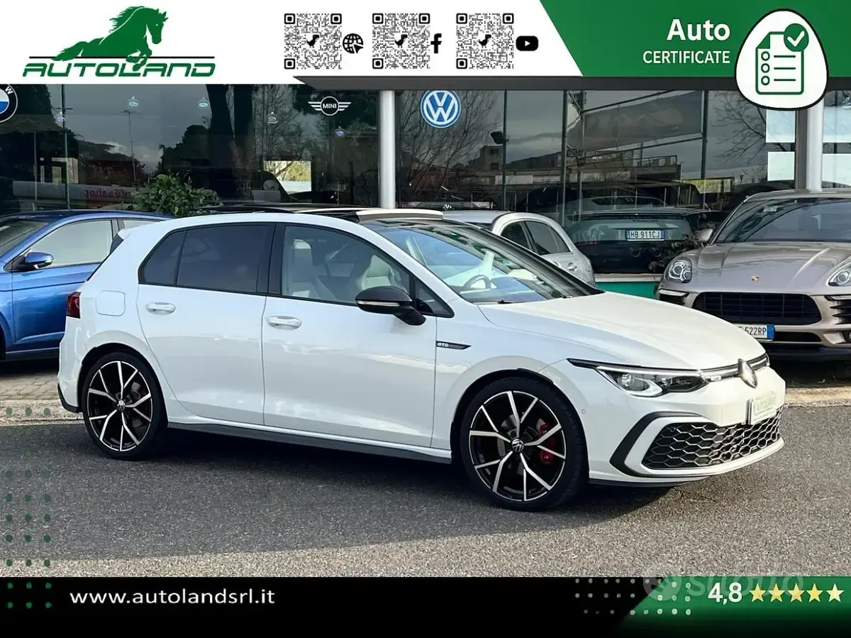 Usata VW Golf VIII GTD 200 CV (147 kW) 2024 Oryx white motherofpearl eff Berlina