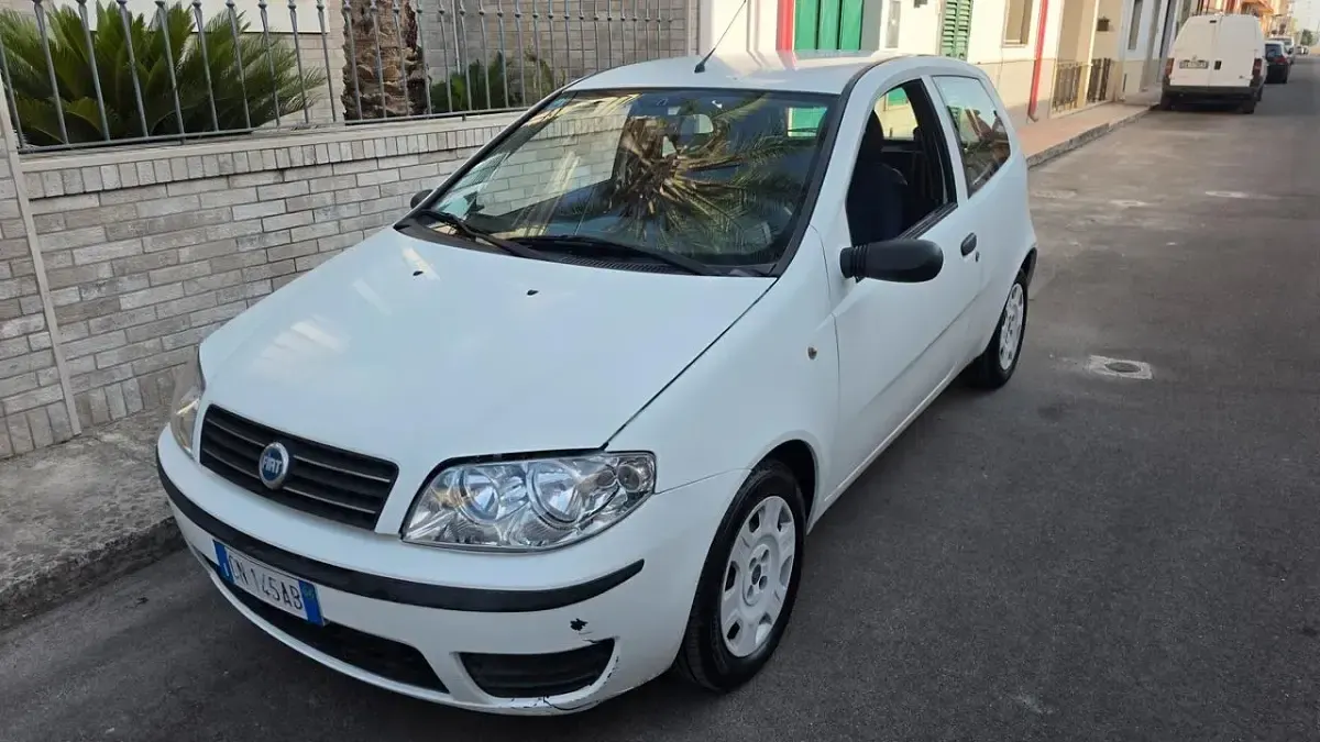 Usata Fiat Punto 69 CV (50 kW) 2004 Bianco Utilitaria
