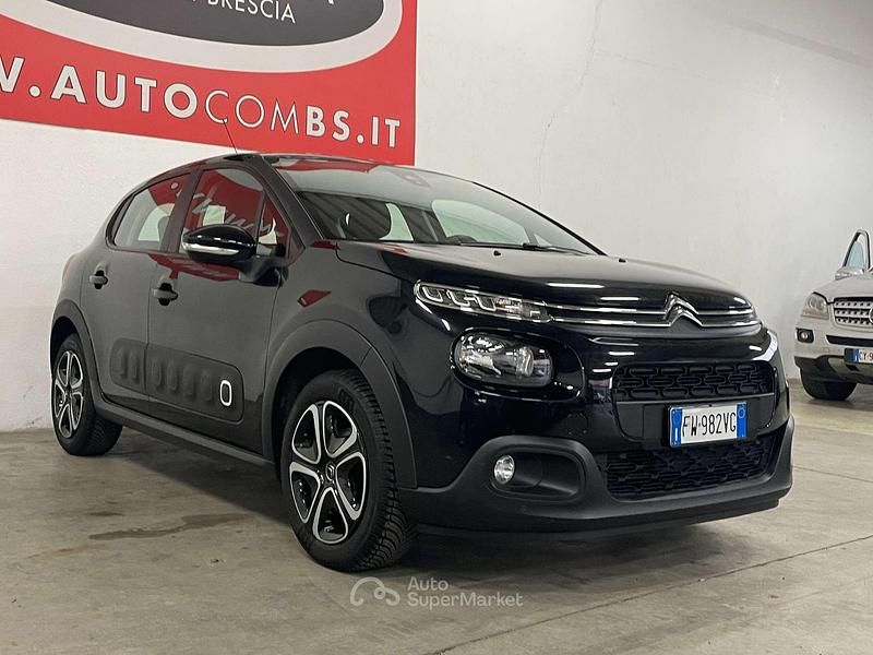 Usata Citroën C3 PureTech 83 CV (61 kW) 2019 Nero Berlina