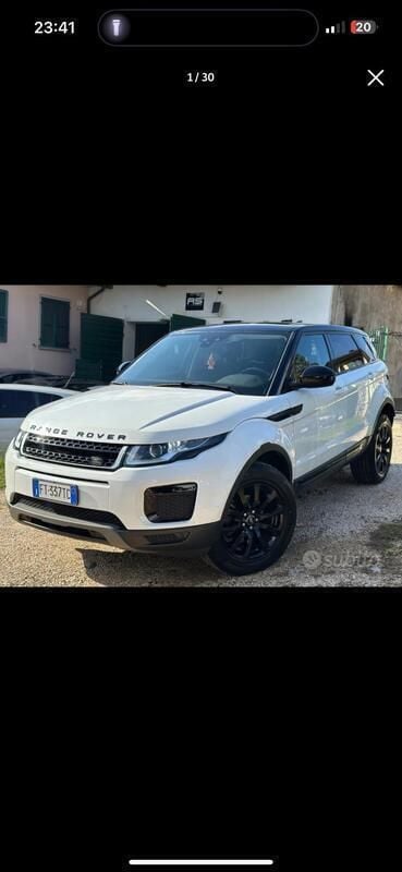 Usata Land Rover Range Rover evoque R-Dynamic 150 CV (110 kW) 2020 Bianco SUV