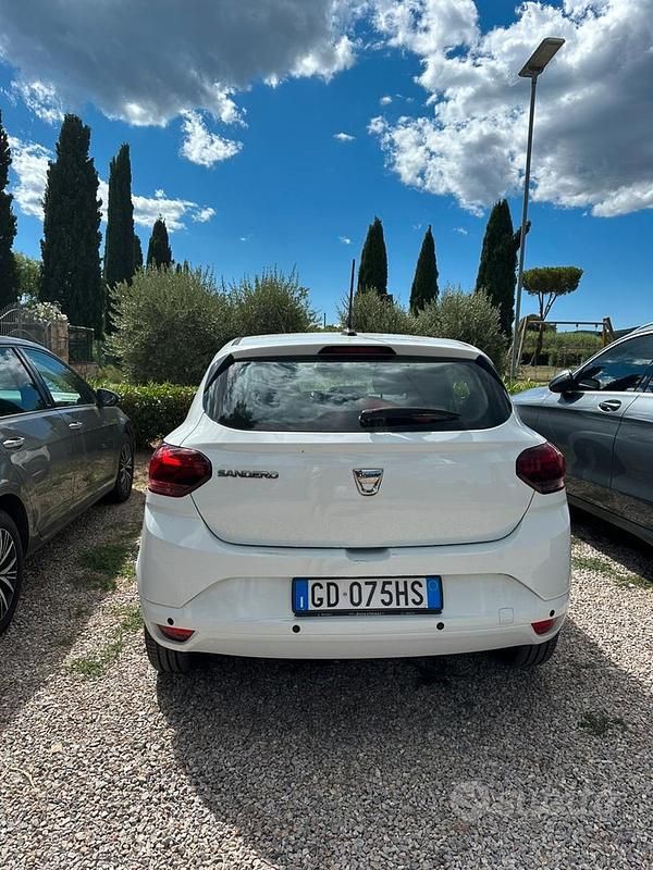 Usata Dacia Sandero 90 CV (66 kW) 2021 Bianco Utilitaria