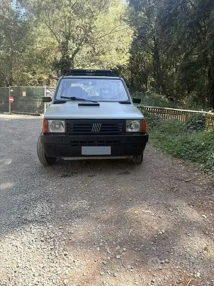 Usata Fiat Panda Young 54 CV (39 kW) 2003 Grigio Utilitaria