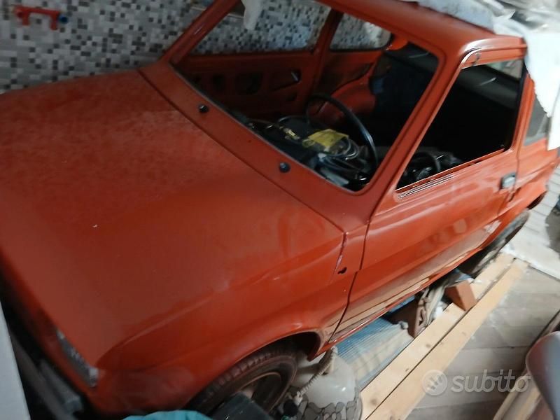 Usata Fiat 126 1970 Rosso Utilitaria
