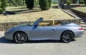 Brugt Porsche 911 Carrera 4 Cabriolet 320 HK (235 kW) 2002 Grå Cabriolet