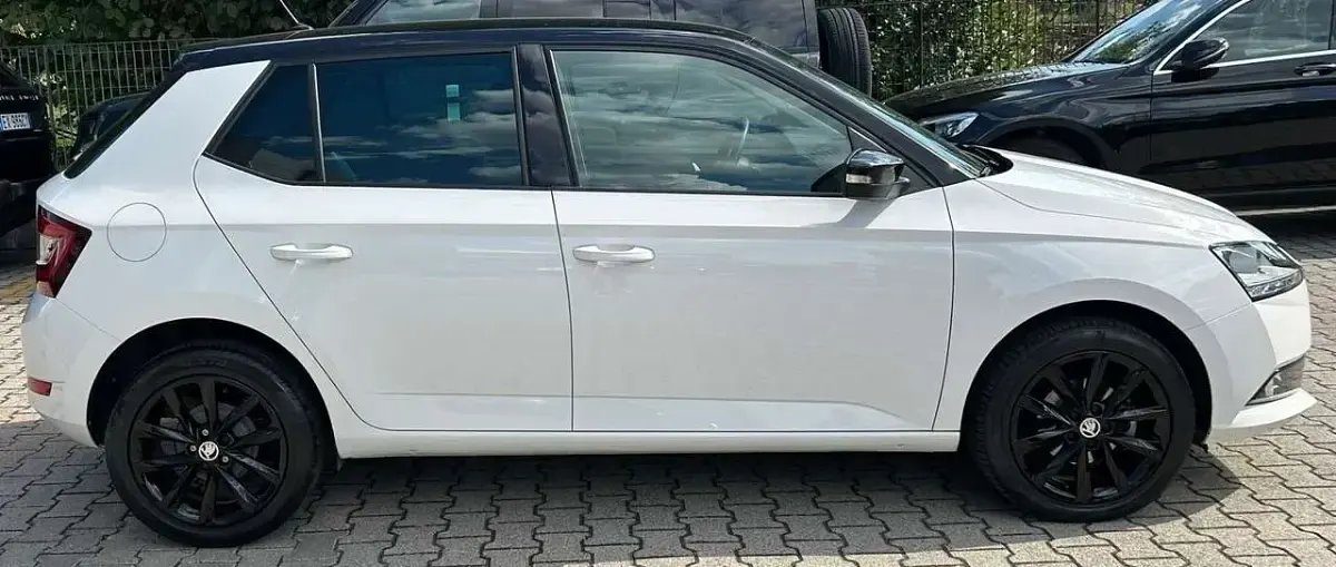 Usata Skoda Fabia Design Edition 60 CV (44 kW) 2020 Bianco Utilitaria