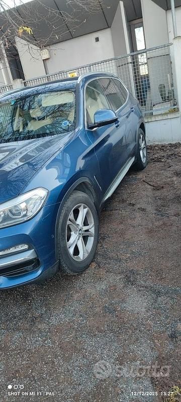 Usata BMW X3 Luxury Line 190 CV (139 kW) 2019 Blu SUV