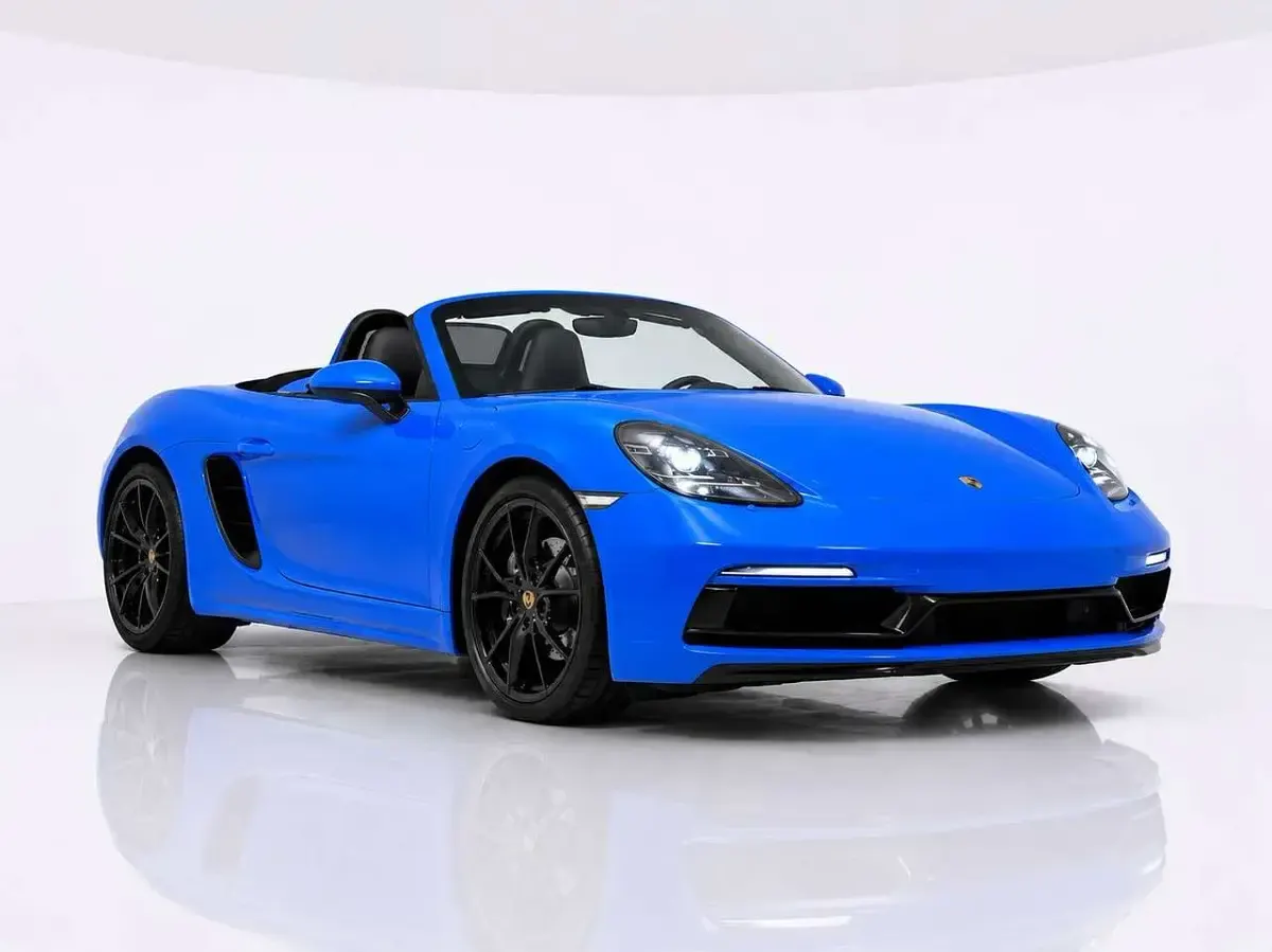 Usata Porsche 718 Boxster Sport 300 CV (220 kW) 2023 Blu shark Cabrio