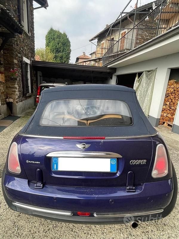 Usata Mini Cooper Cabriolet 2005 Blu Cabrio