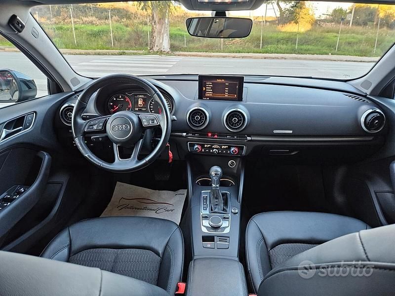 Usata Audi A3 Design 116 CV (85 kW) 2018 Nero Berlina
