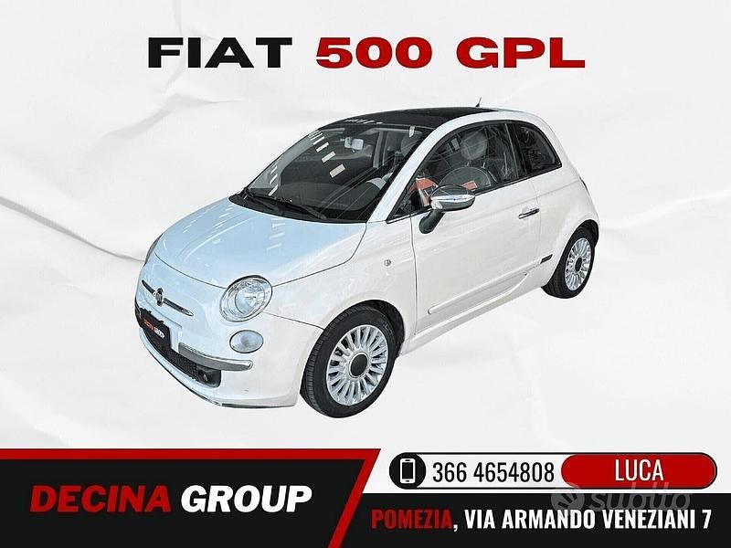 Usata Fiat 500 Lounge 100 CV (73 kW) 2007 Bianco Utilitaria