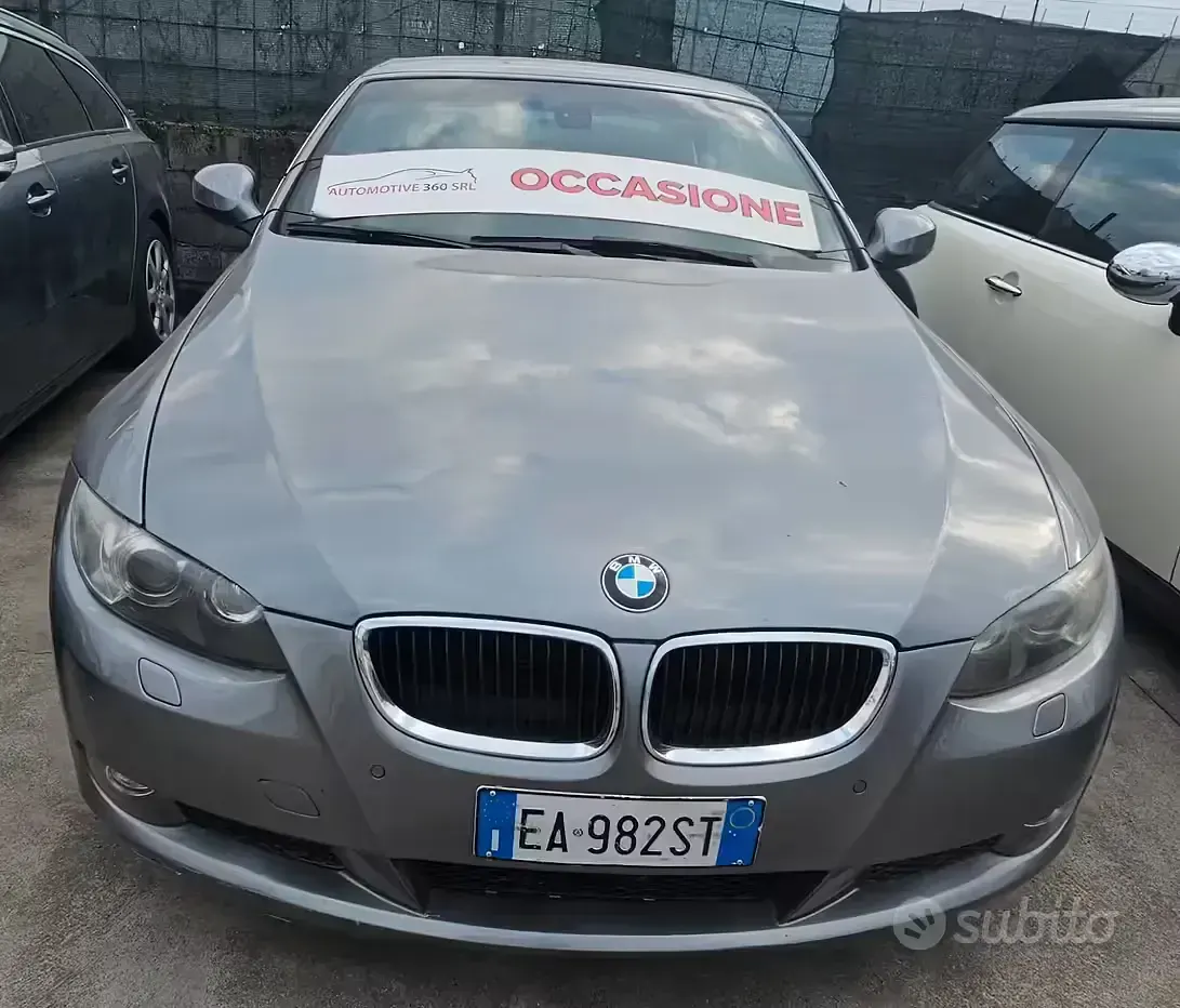 Usata BMW 320 Cabriolet Efficient Dynamics 177 CV (130 kW) 2010 Grigio Cabrio