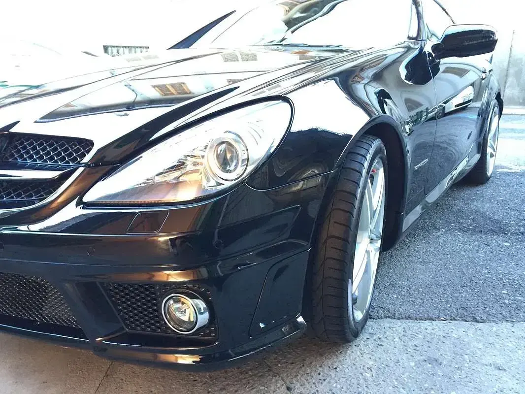 Usata Mercedes SLK200 AMG 184 CV (135 kW) 2009 Nero Cabrio