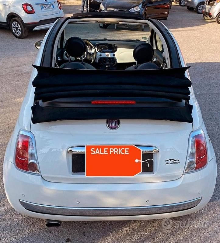Usata Fiat 500 2021 Bianco Cabrio